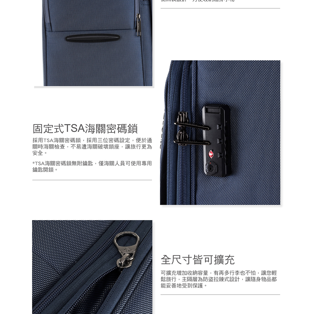 Samsonite 新秀麗 20/25/28吋 前開式上掀式行李箱/軟殼布箱/旅行箱 STRARIUM 輕量可擴充防潑水 | 蝦皮購物