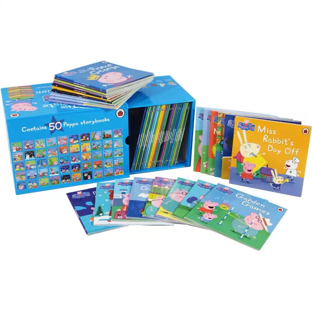 最新版🔥小豬佩奇英文繪本The Ultimate Peppa Pig Collection藍盒黃盒 