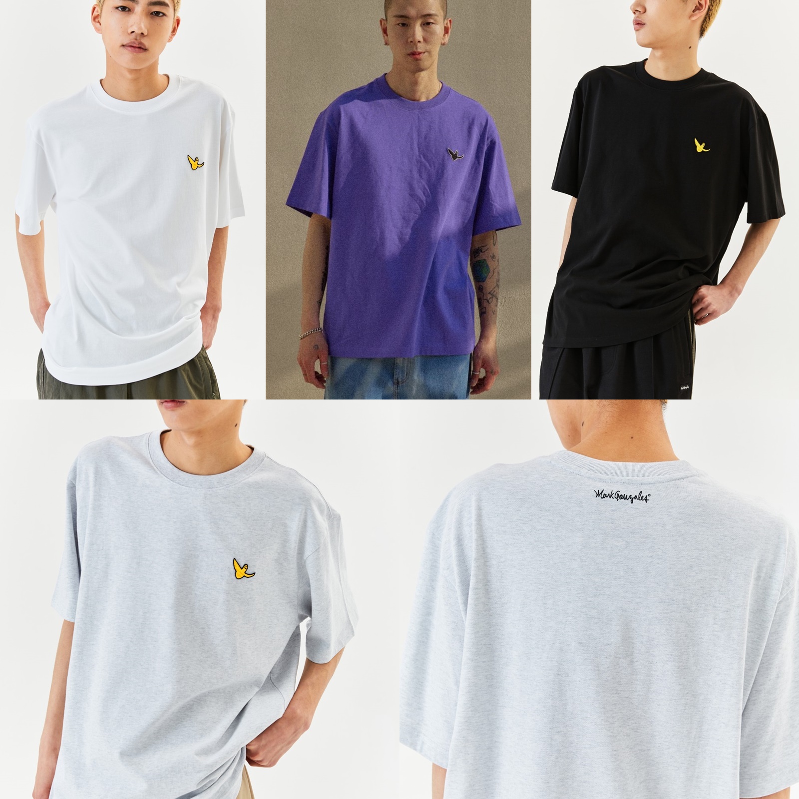 Tシャツ・カットソー [MARK GONZALES]SURFER ANGEL GRAPHIC COOL COTTON S/S T-SHIRT 預購】韓國MARK GONZALES 天使短袖T恤7色ANGEL WAPPEN OG T