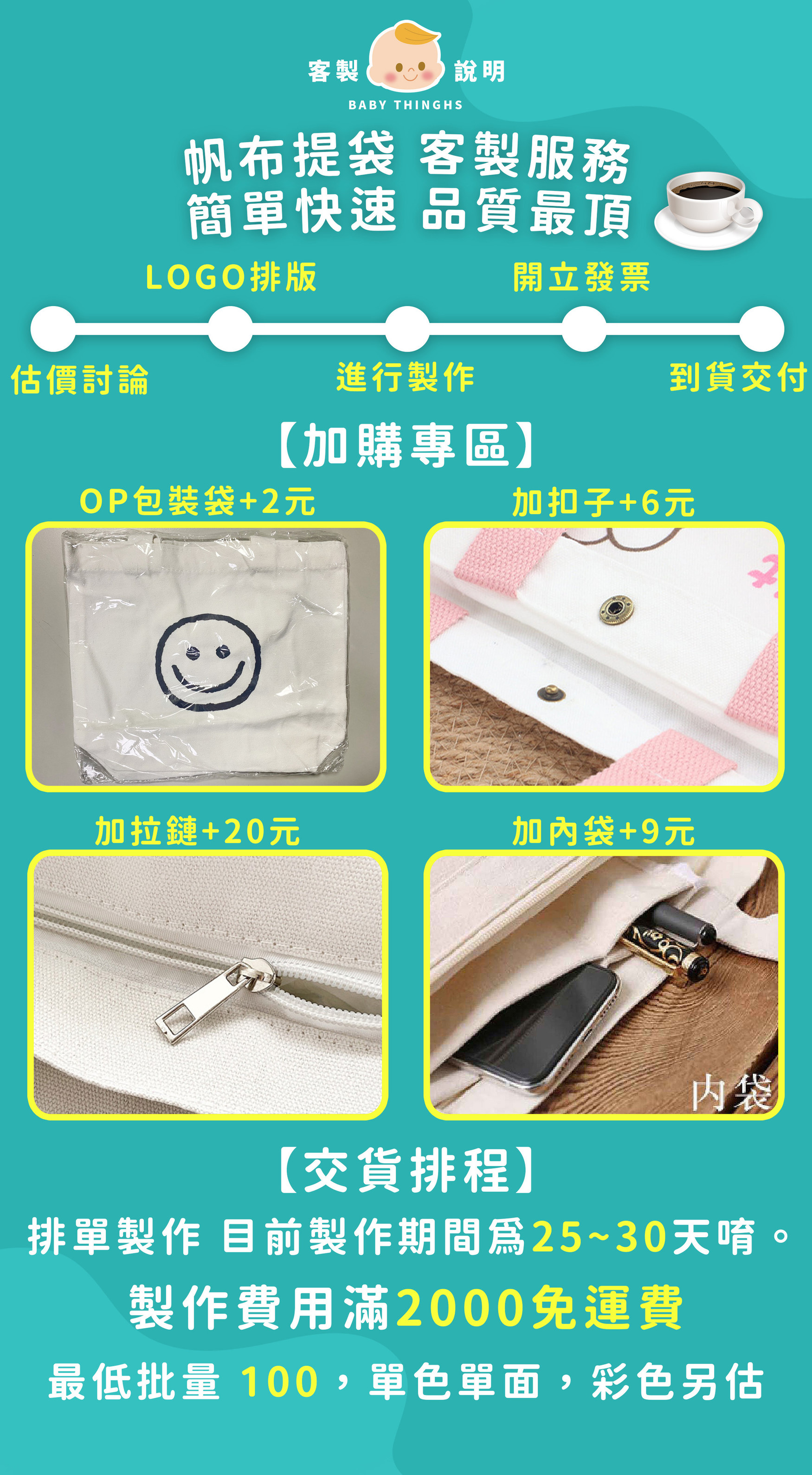 客製化帆布提袋推薦：單個可印、急件可出貨，送禮與日常都實用 (12/12)