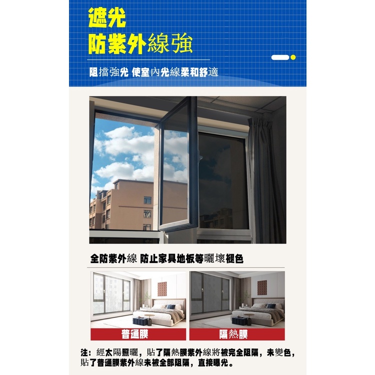 遮光防曬貼 防曬隔熱紙【台灣公司出貨 免運費】遮光防曬貼 隔熱膜 遮陽窗貼紙 窗戶遮光神器 玻璃貼紙 反光擋太陽窗戶貼 | 蝦皮購物
