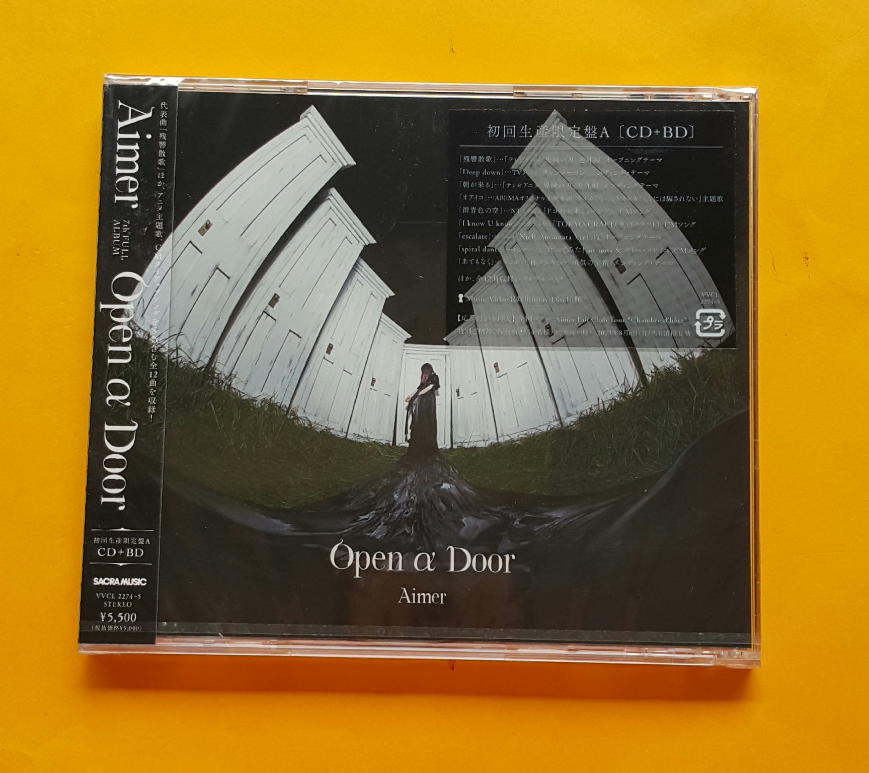 Aimer Open a Door 初回生產限定盤CD+Blu-ray Disc 進口版全新112/8/18 