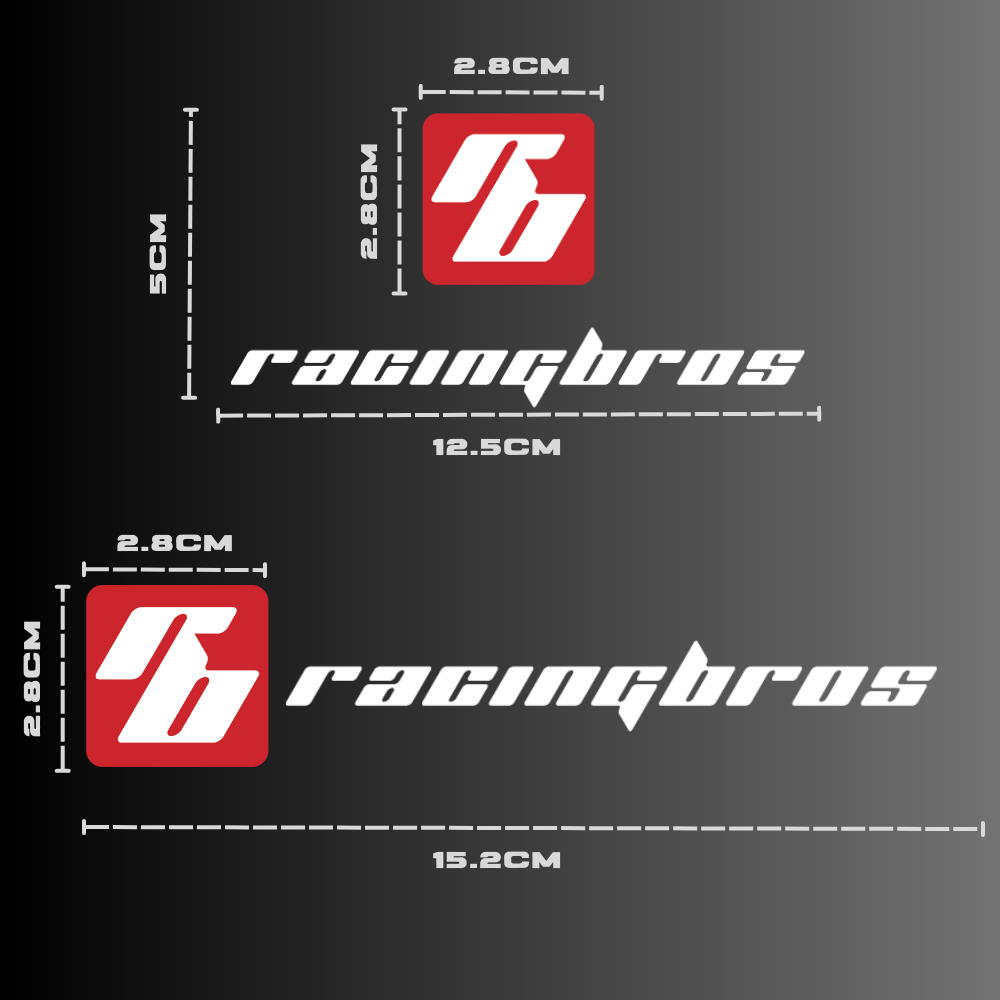 【RacingBros】RB LOGO貼 (全套) | 蝦皮購物