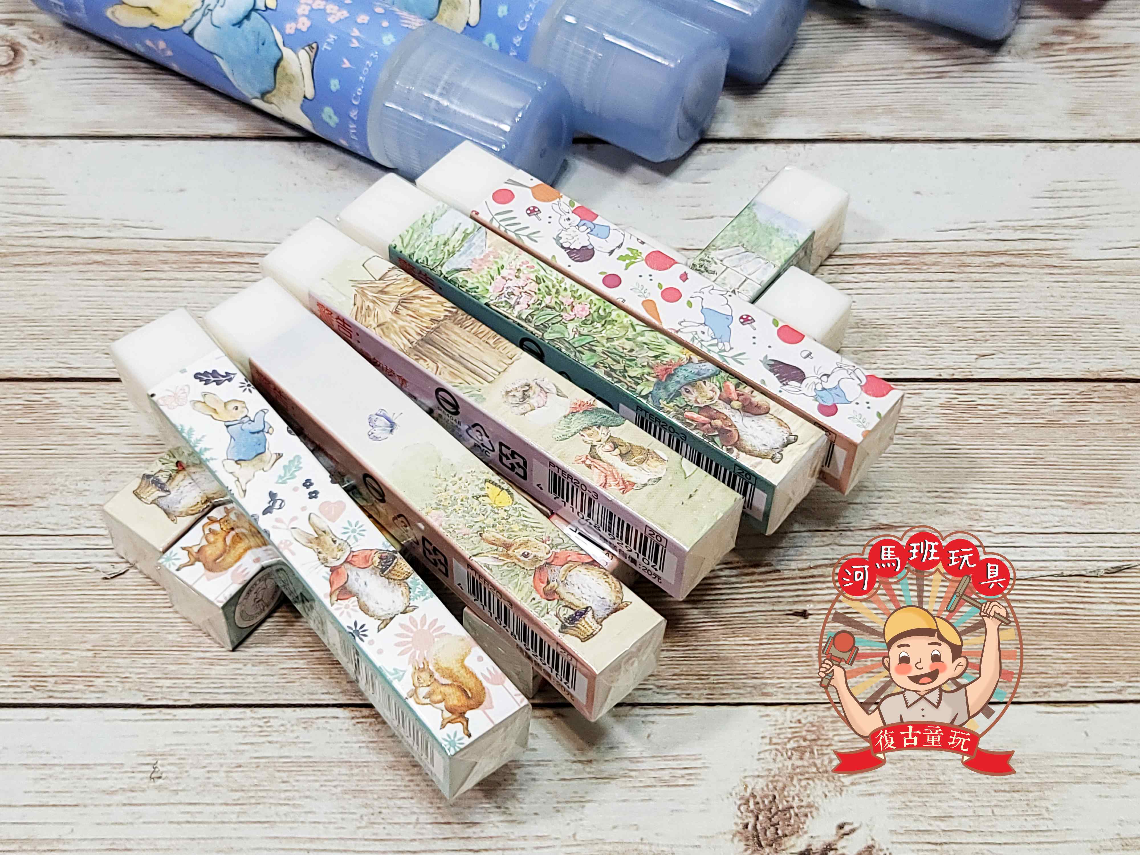 河馬班玩具-文具系列-peter rabbit彼得兔(經典系)長型橡擦/橡皮擦/無毒橡皮擦 | 蝦皮購物