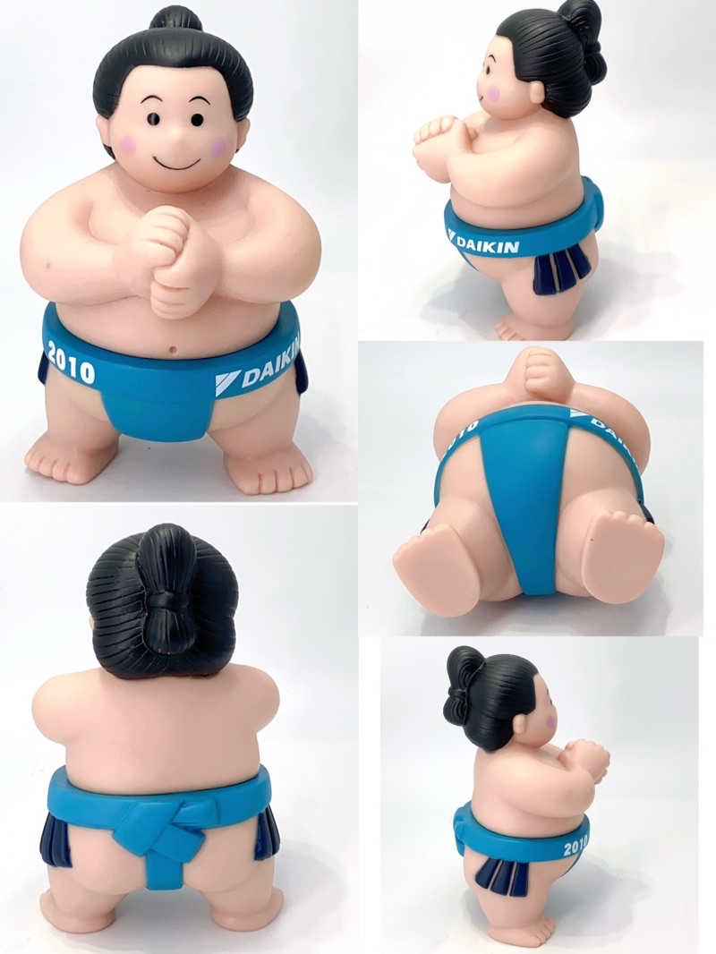全新現貨)日本DAIKIN 大金寶寶大金公仔企業公仔紀念品娃娃相撲力士可愛