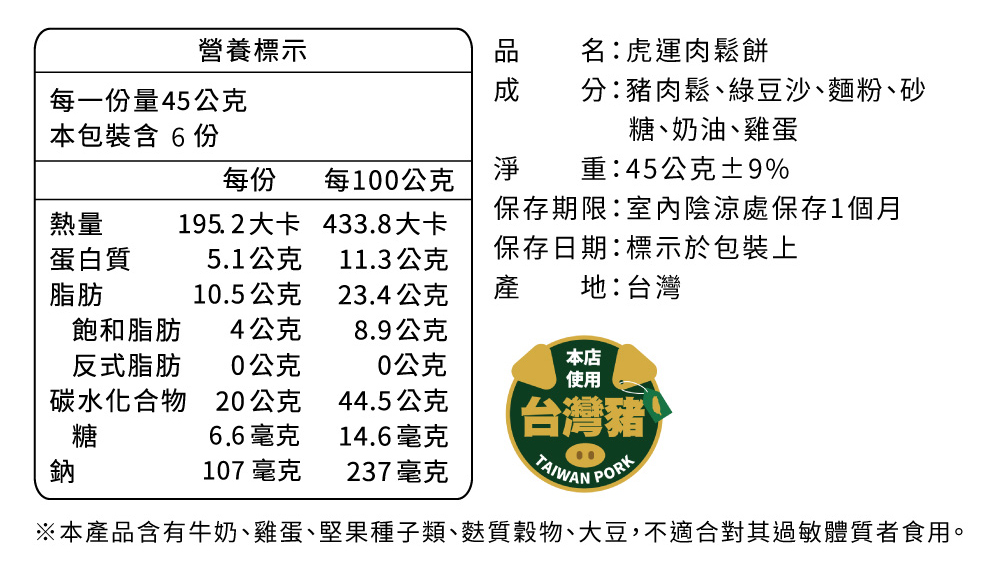 虎運肉鬆 米其林原味肉鬆+蜜汁棒棒肉乾+虎運肉鬆餅6入折扣推