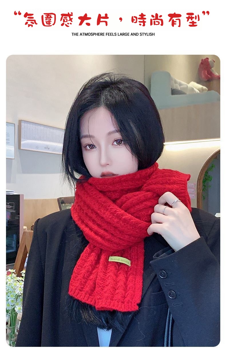 聖誕氛圍感滿滿圍巾 main image 1