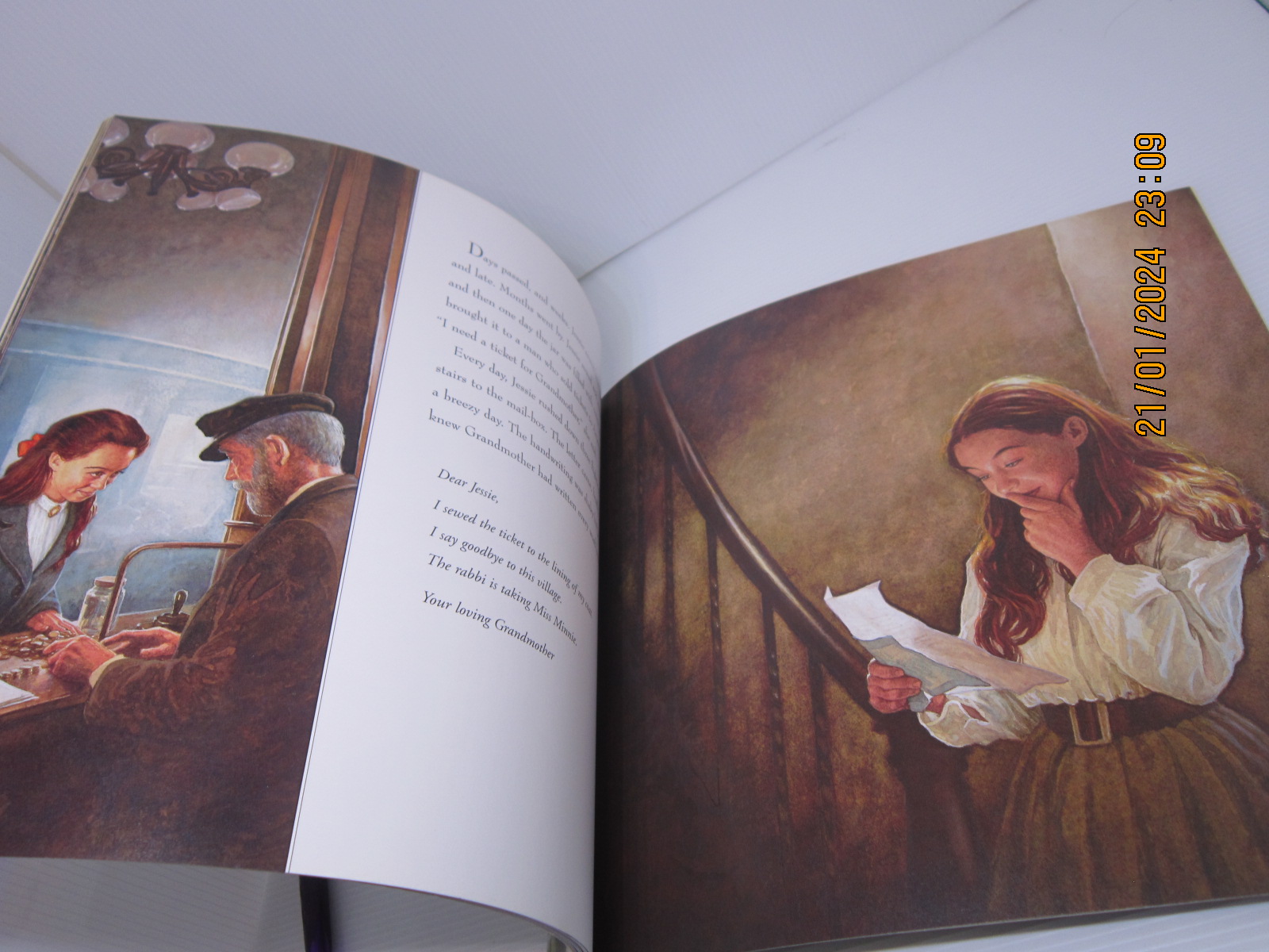 「二手書」Walker When Jessie Came Across the Sea 英文繪本 Amy Hest