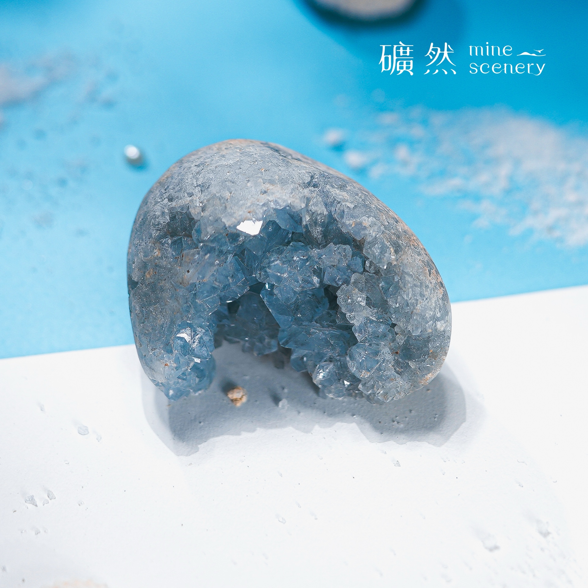 ｜天青石 Celestine｜撫慰 ˙ 安謐 ˙ 覺知 ˙ | 蝦皮購物