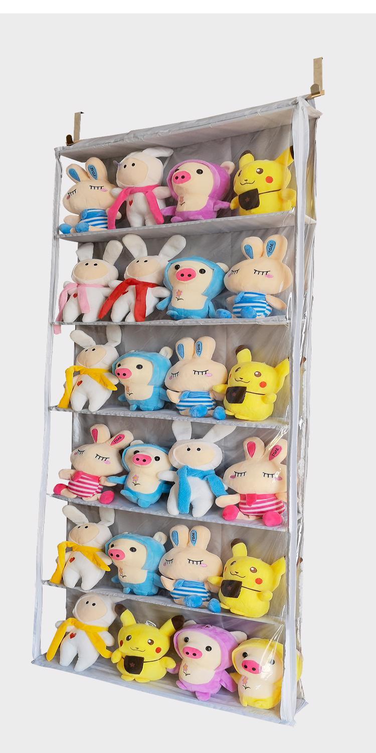 娃娃收納掛袋娃娃收納袋門後收納櫃包包收納神器門後收納掛袋收納袋娃娃