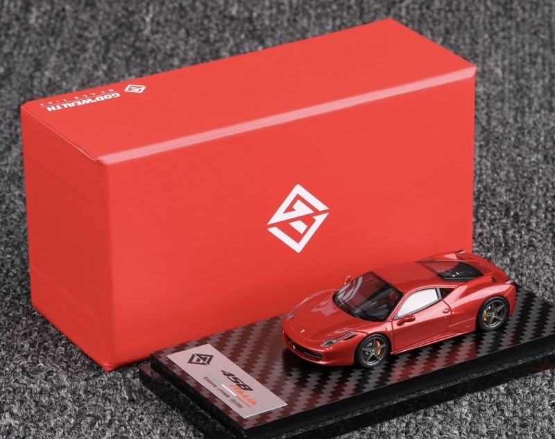 GW GOD WEALTH 1:64 Ferrari 458 Italia 樹脂金屬紅限量399pcs | 蝦皮購物