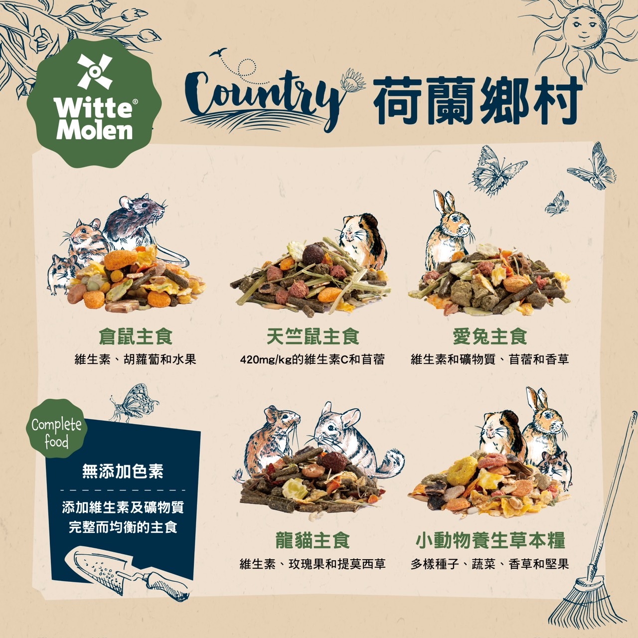 小分子 荷蘭鄉村 倉鼠主食 小動物養生草本糧 倉鼠飼料 主糧 黃金鼠 侏儒鼠 三線鼠 沙鼠 熊鼠 | 蝦皮購物