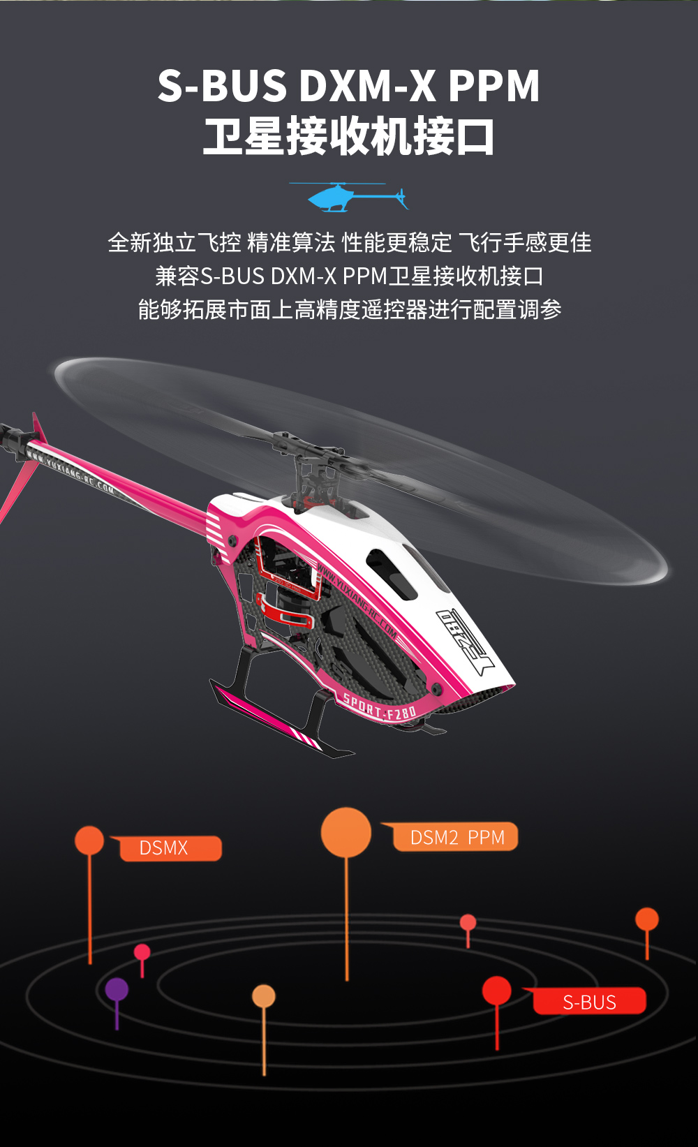 模型新天地 羽翔 F280 雙無刷直驅 全新高性能 特技3D直升機(現貨供應中) | 蝦皮購物