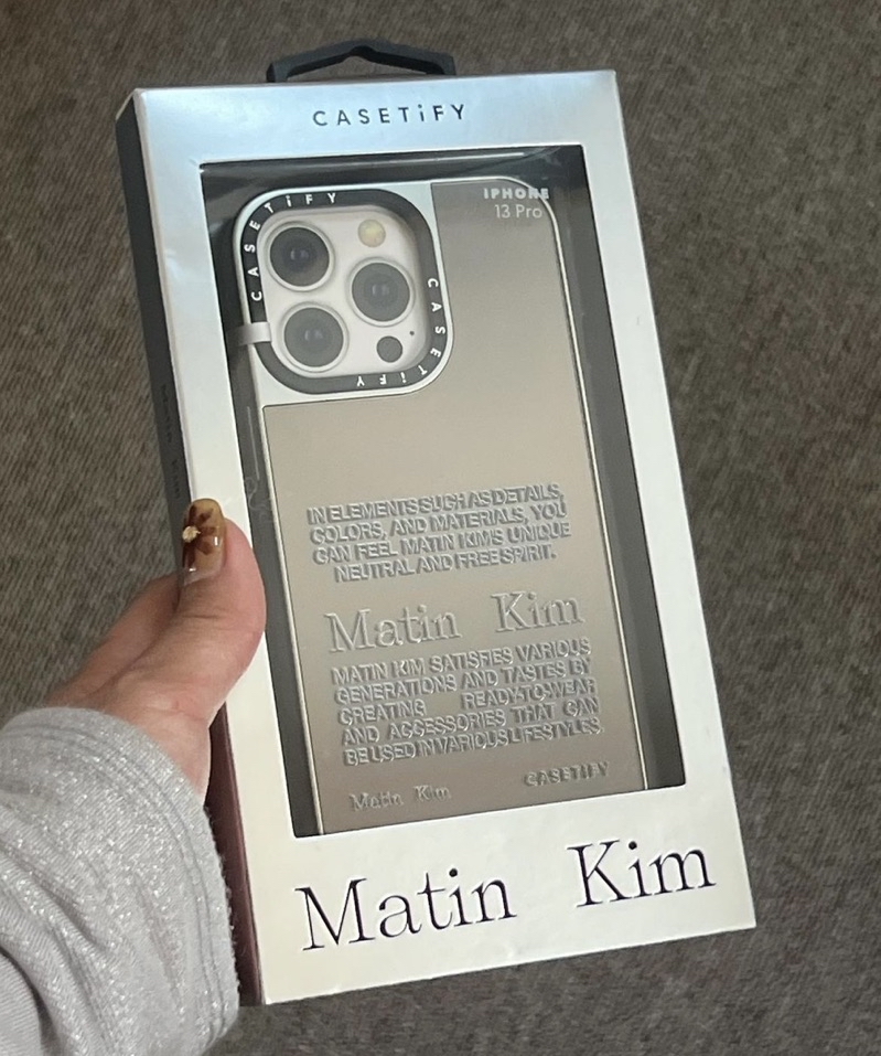 Matin Kim x casetify 手機殼iphone 15 14 鏡面手機殼防摔手機殼