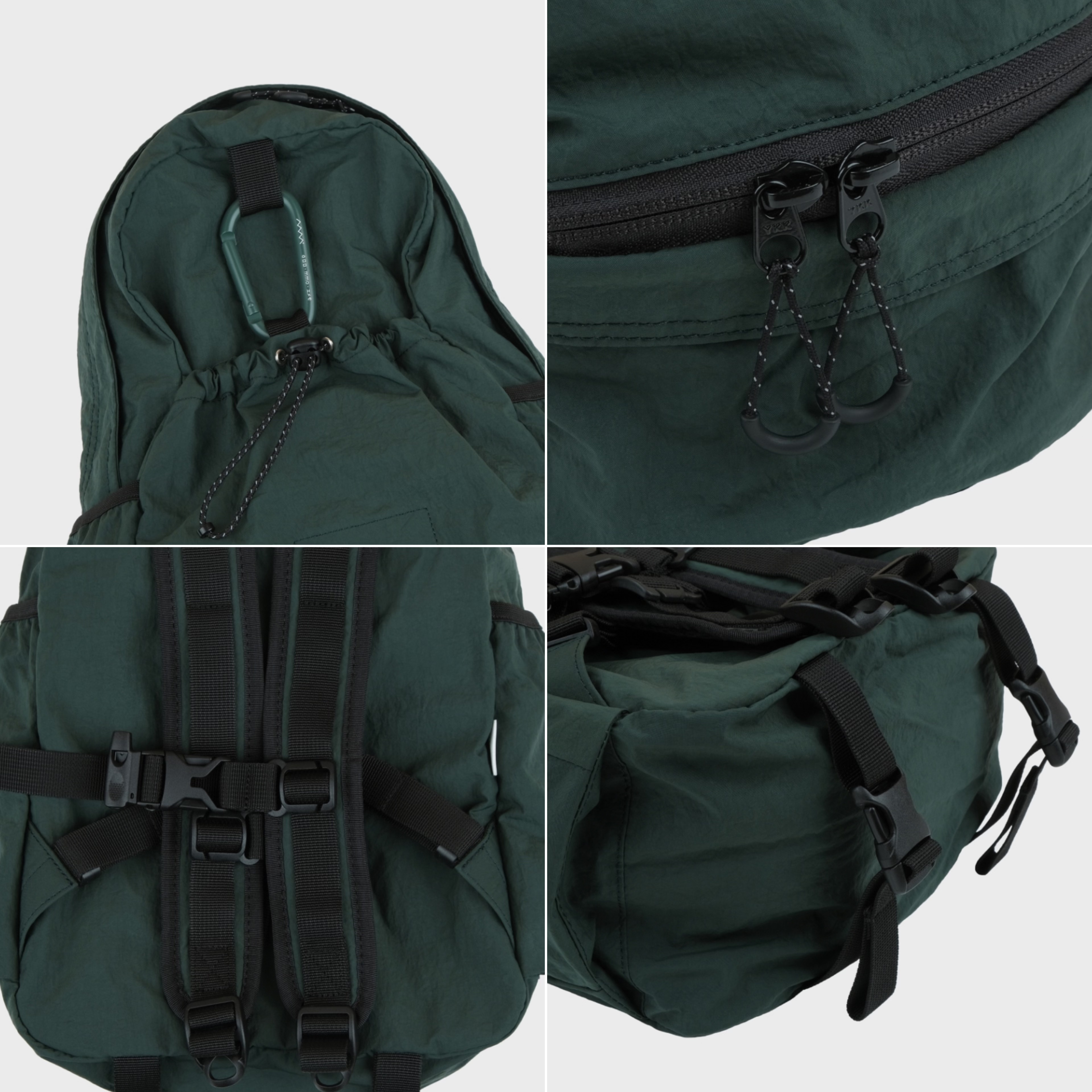 代購)韓國mmogarden - mmo backpack nylon wrinkle尼龍輕量背包