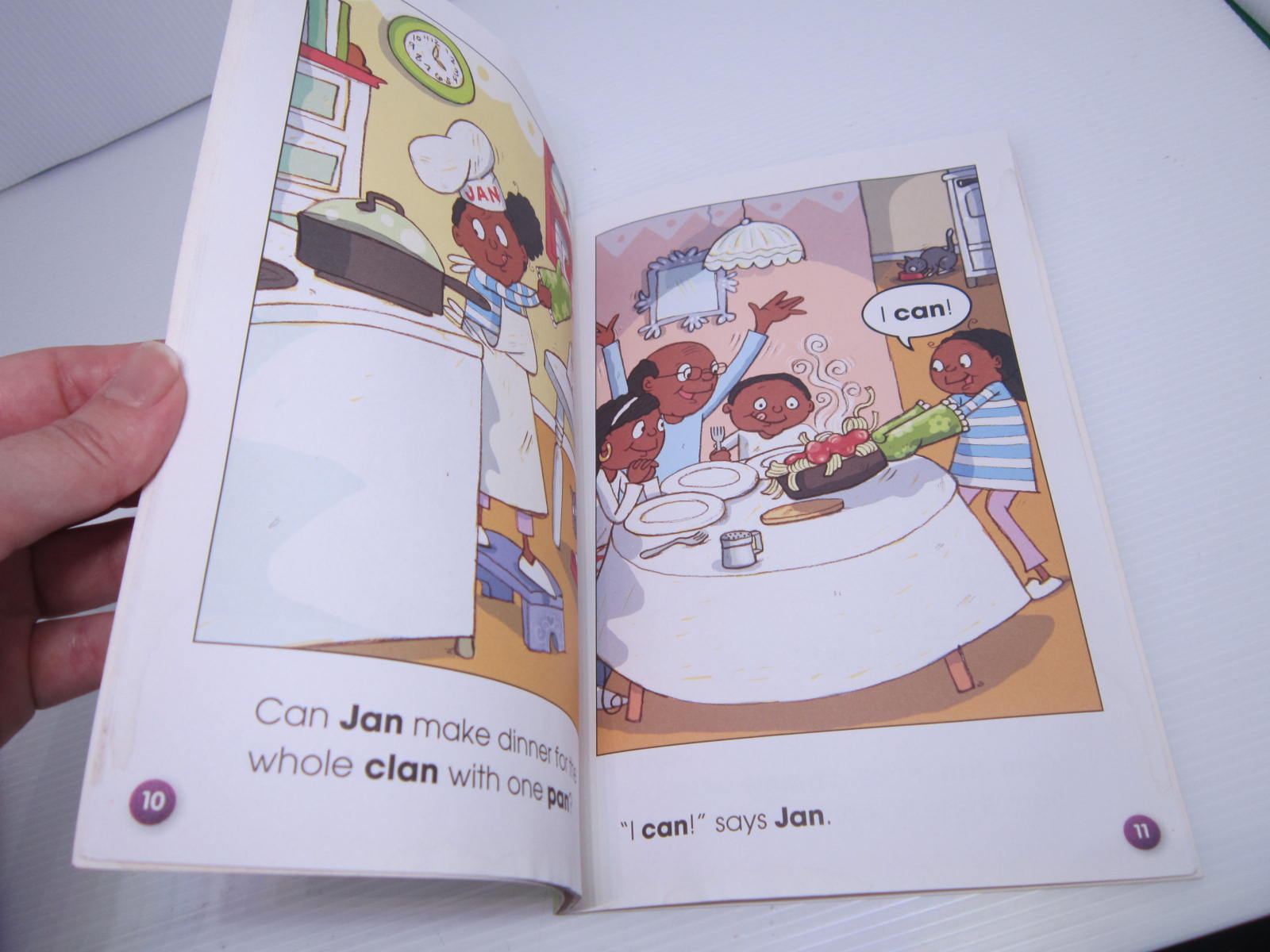  scholastic word family readers jan can an 