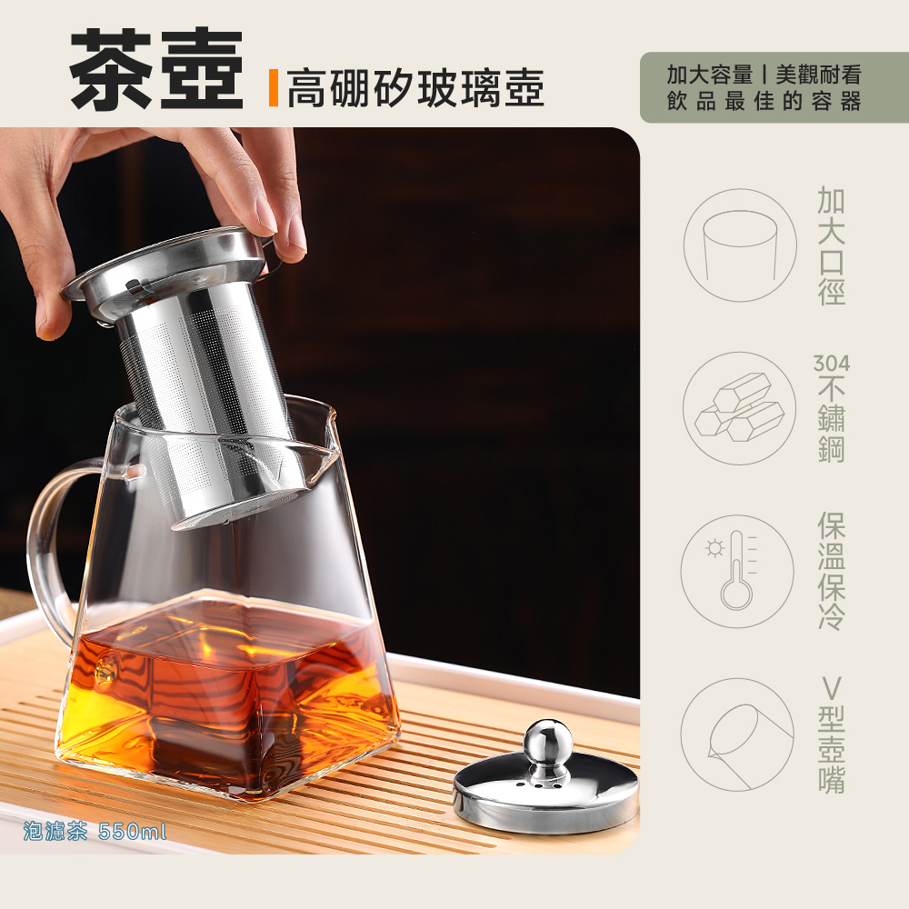高茶壺 Amazon｜ZDZDZ ガラスポット 耐熱直火可 ステンレス茶こし一体型
