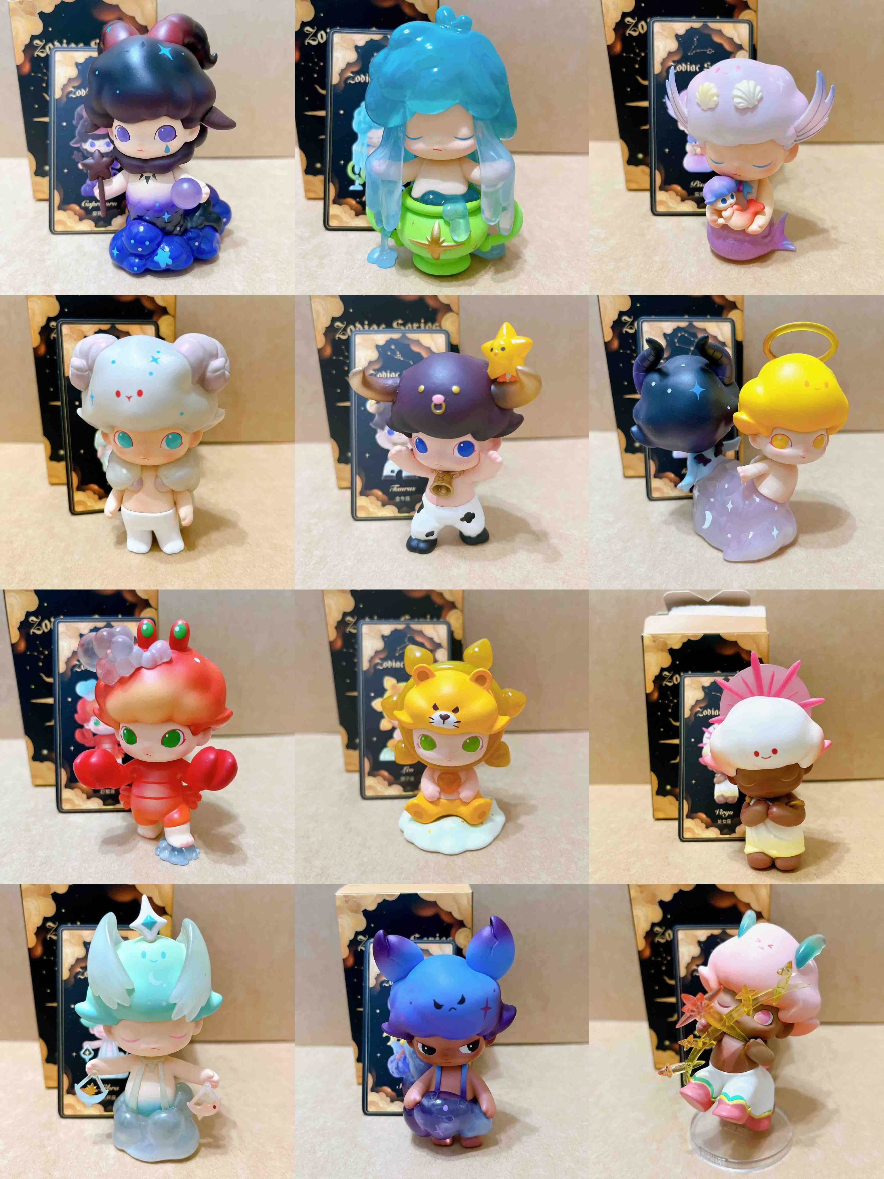 【🐤小雞嗶嗶】現貨 Dimoo 星座系列 十二星座 泡泡瑪特 水瓶座 雙魚座 金牛座 雙子座 公仔盒玩 (有盒有卡) | 蝦皮購物