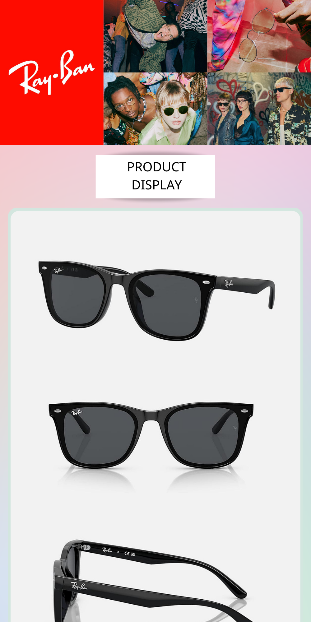 Ray Ban｜RB4391D-601/87 膠框太陽眼鏡【葛洛麗雅眼鏡】 | 蝦皮購物