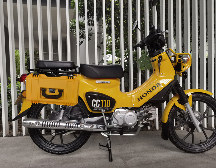 Cross Cub 110塑膠馬鞍箱組 適用於 Honda Cross Cub 110改裝側箱 Cross Cub 11 | 蝦皮購物