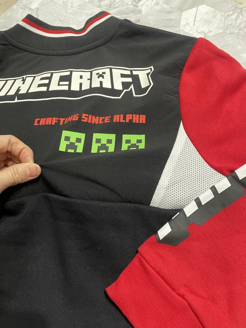 現貨 ️2024最新款Minecraft 我的世界麥塊苦力怕創世神衣服棉質外套男童上衣薄絨棒球外套衣服 | 蝦皮購物