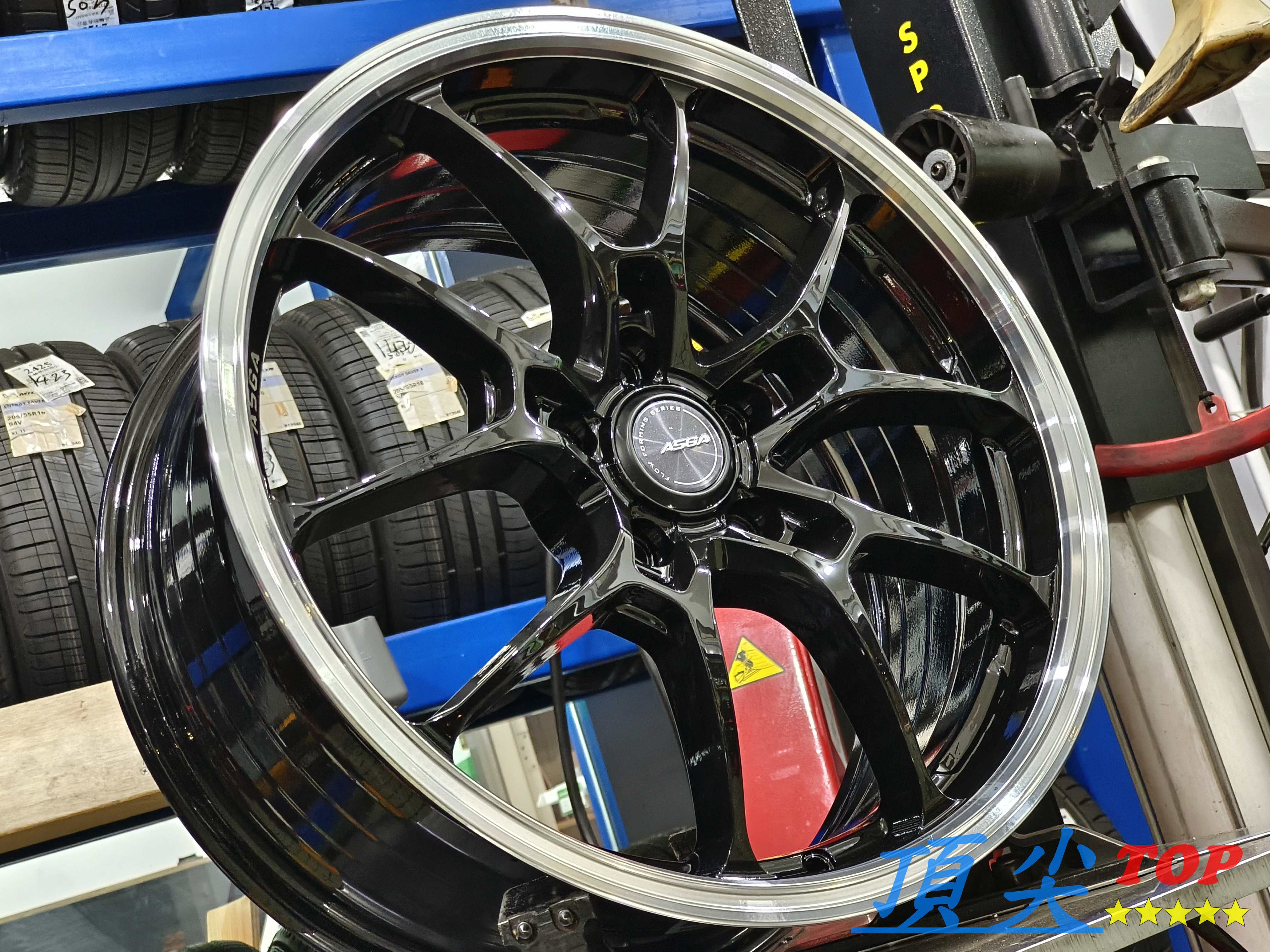 【頂尖】全新 ASGA鋁圈 ARF15亮黑 類G025LC 18吋旋壓鋁圈 8J 5X114.3/5X112/5X100 | 蝦皮購物
