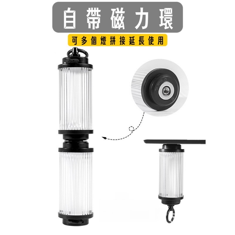 【男仕小賣部】最低價 38explore燈 露營燈 戶外LED燈 可充電應急燈 氣氛燈（附燈貼、吊環、三腳腳架套組） | 蝦皮購物