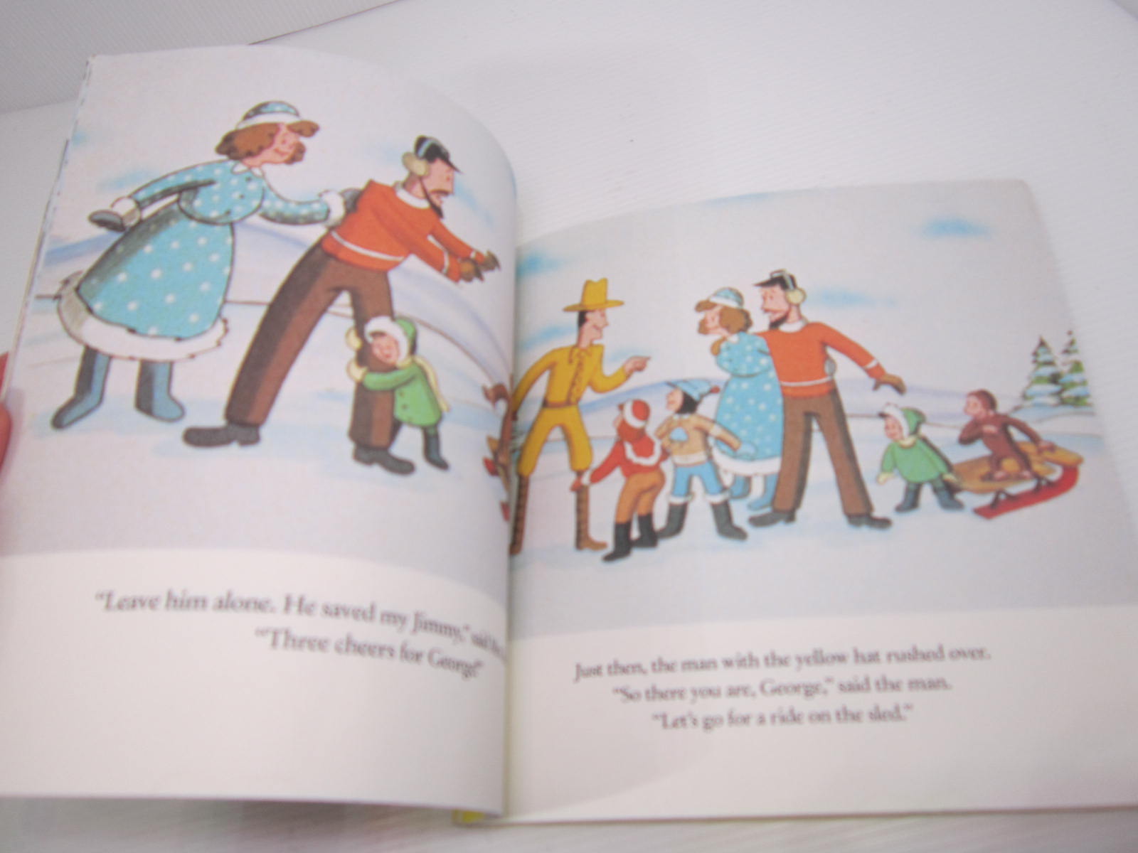 「二手書」舊書 Curious George Goes Sledding 好奇猴喬治 H. A. Rey | 蝦皮購物
