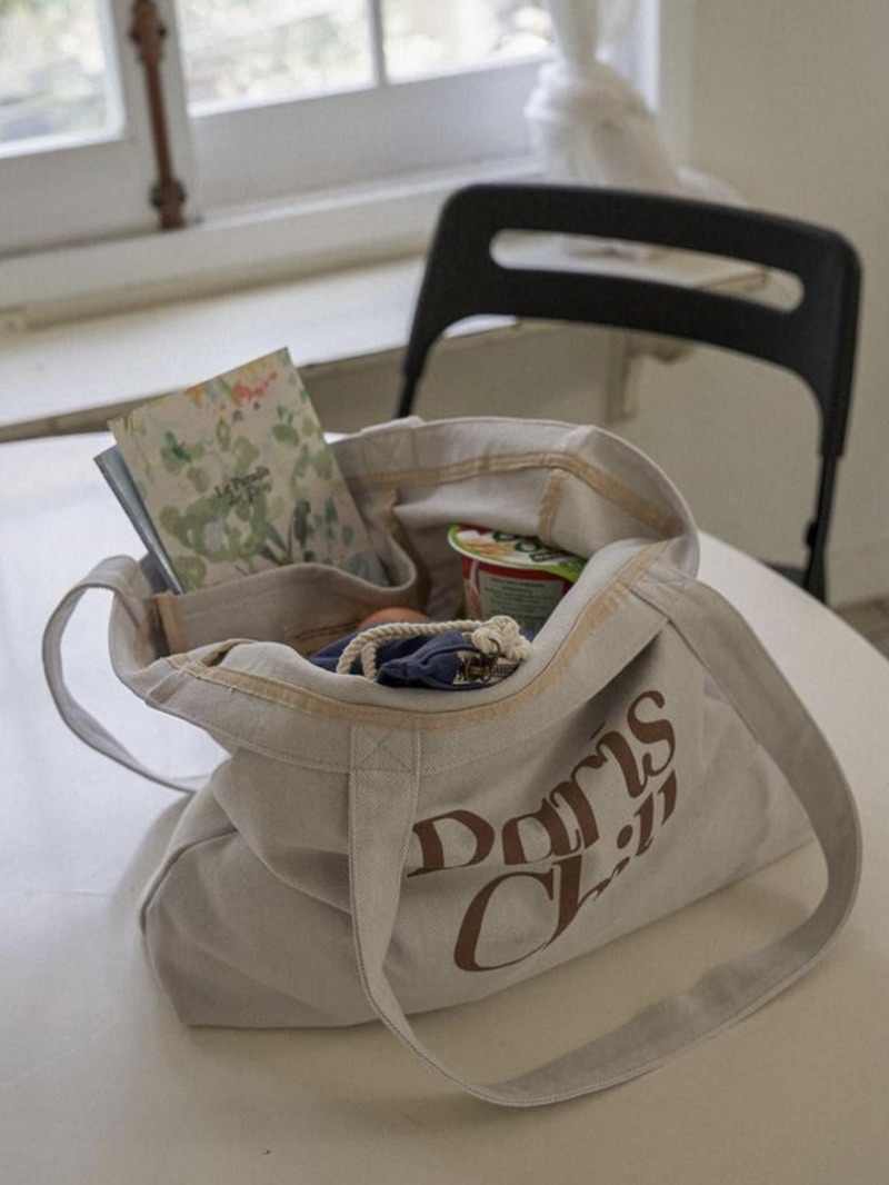 現貨!韓國品牌HOTEL827 法式帆布袋Paris Chill Bag 💙 帆布袋