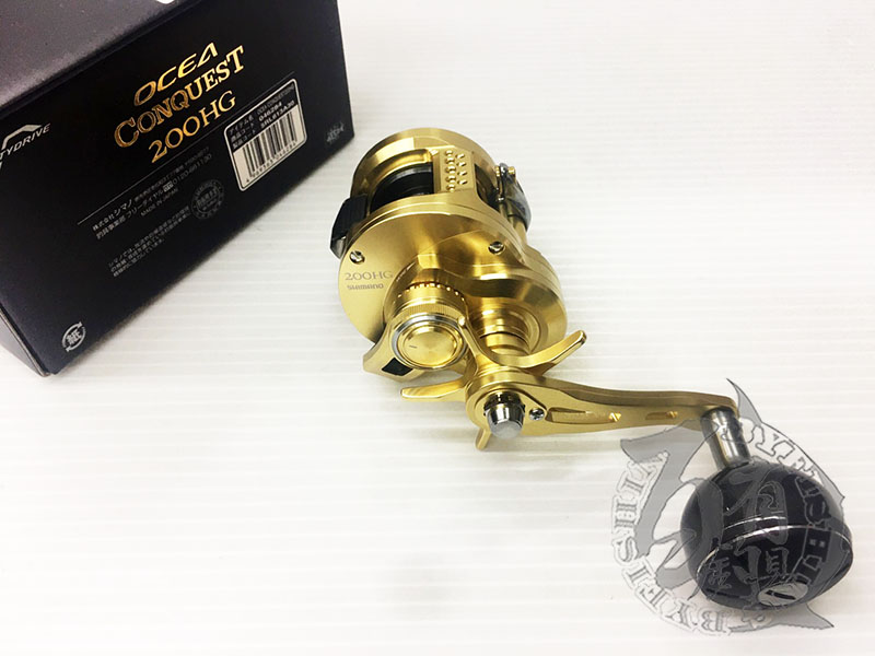 ◎百有釣具◎SHIMANO 22/23金康OCEA CONQUEST 200/300HG.PG.XG 左手