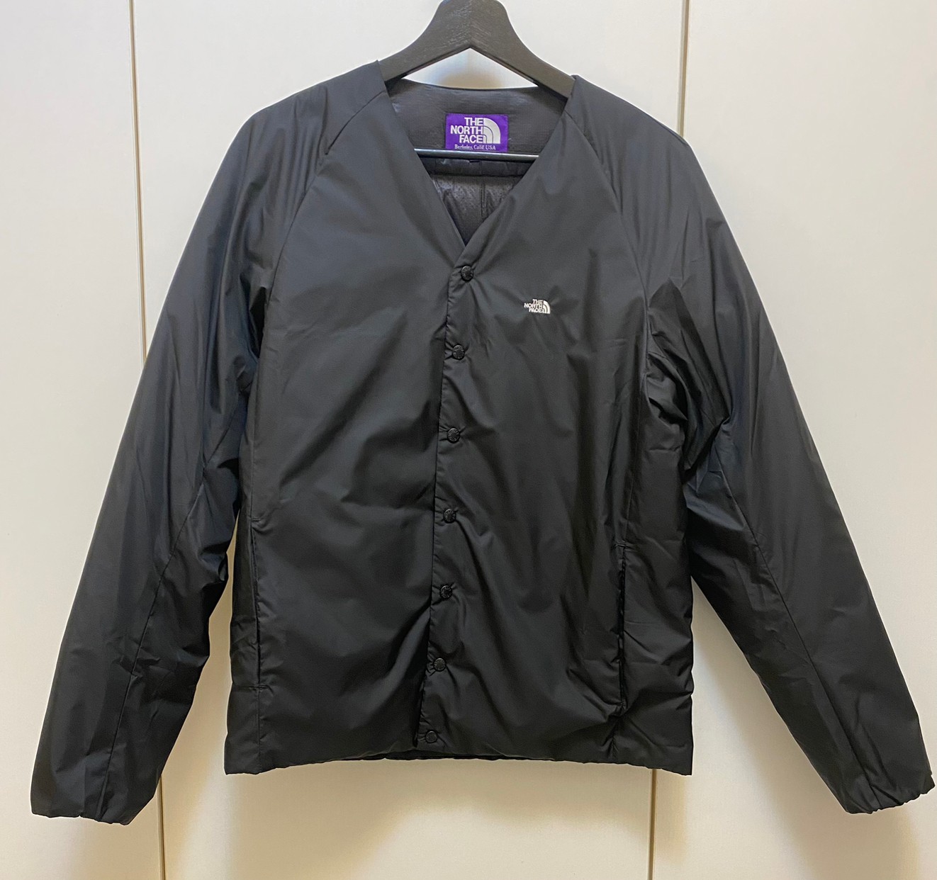 The north face clearance purple label down cardigan