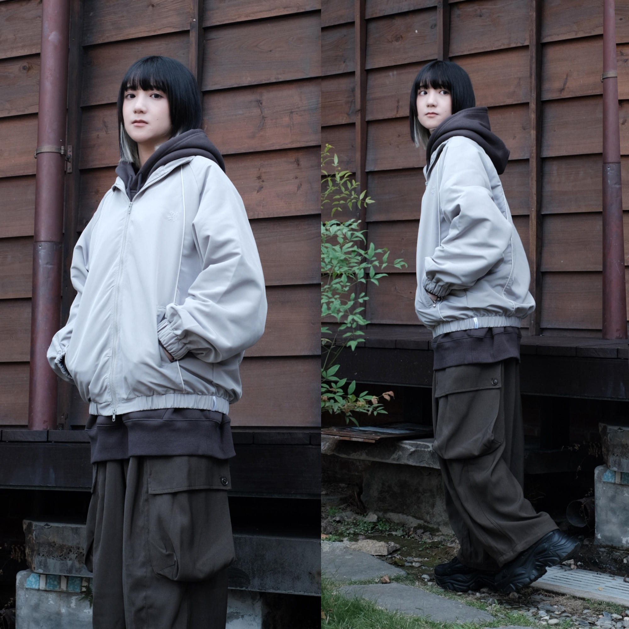 【DTT】🌪️ “Light & Shadow” Utility Jacket - 立領機能防潑水外套 [UJ-11] | 蝦皮購物