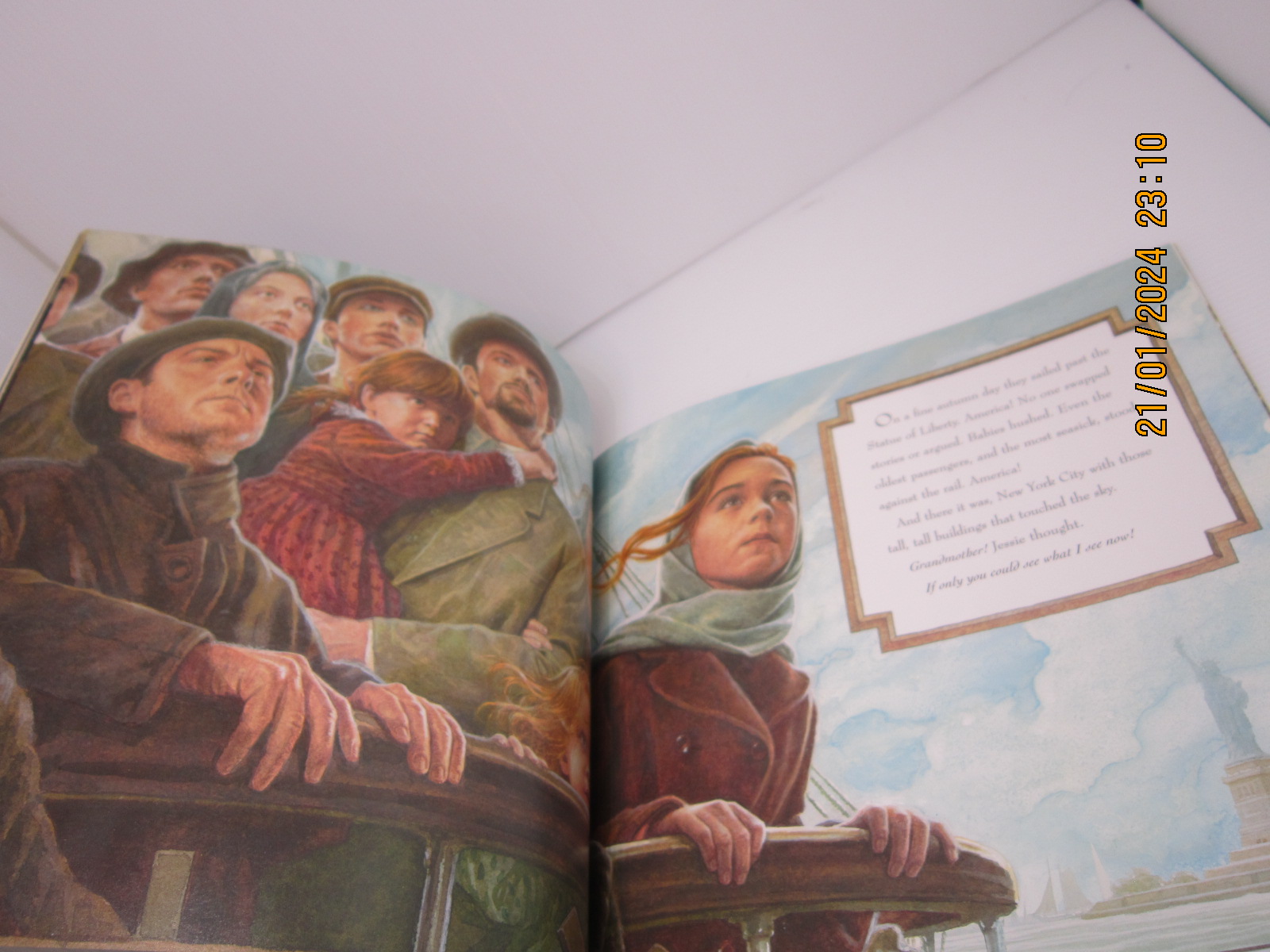 「二手書」Walker When Jessie Came Across the Sea 英文繪本 Amy Hest