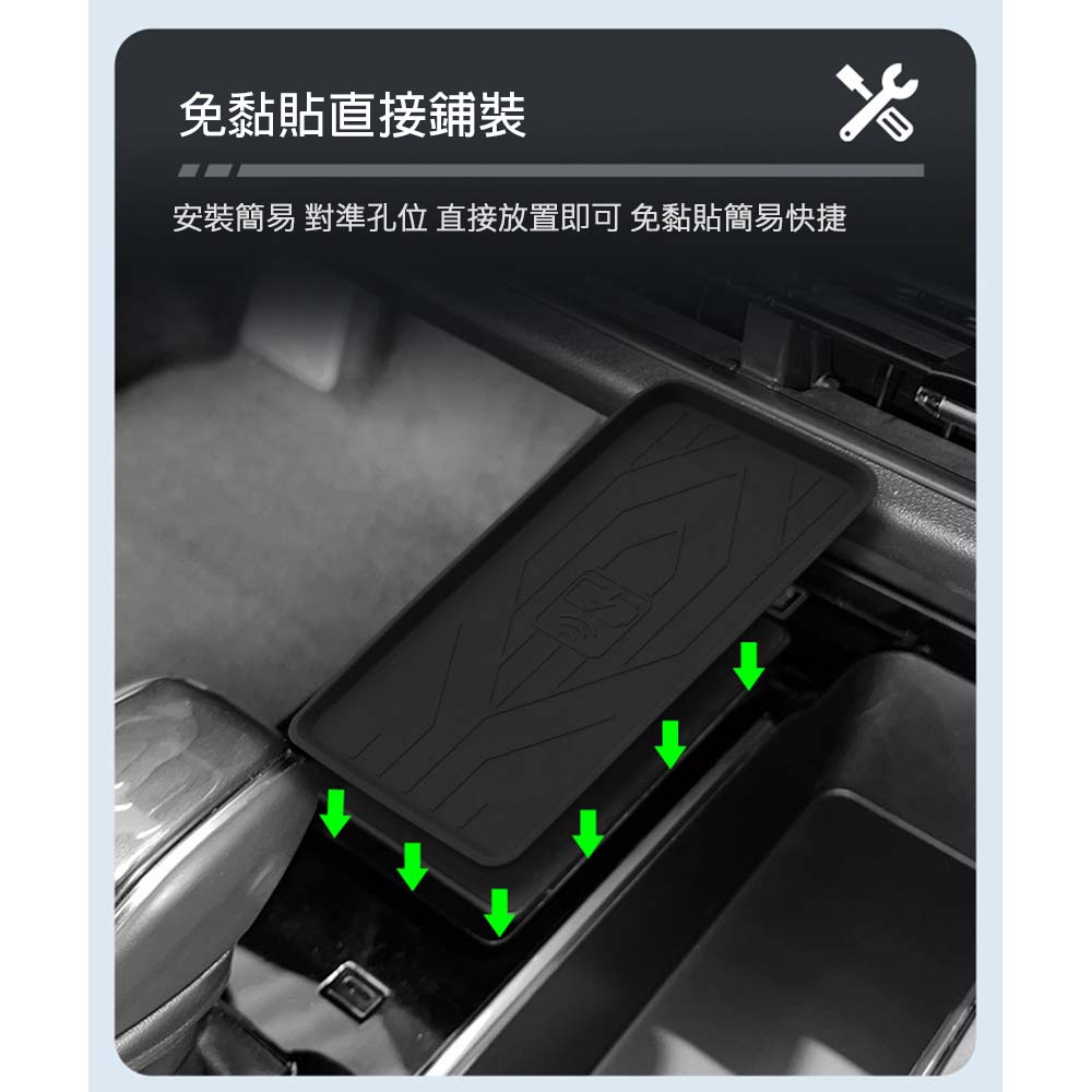 Xilla 9代 TOYOTA CAMRY 中控扶手箱儲物托盤 升級無線充防滑矽膠墊 擴充水杯架與零錢分類 告別深坑盲撈 | 蝦皮購物