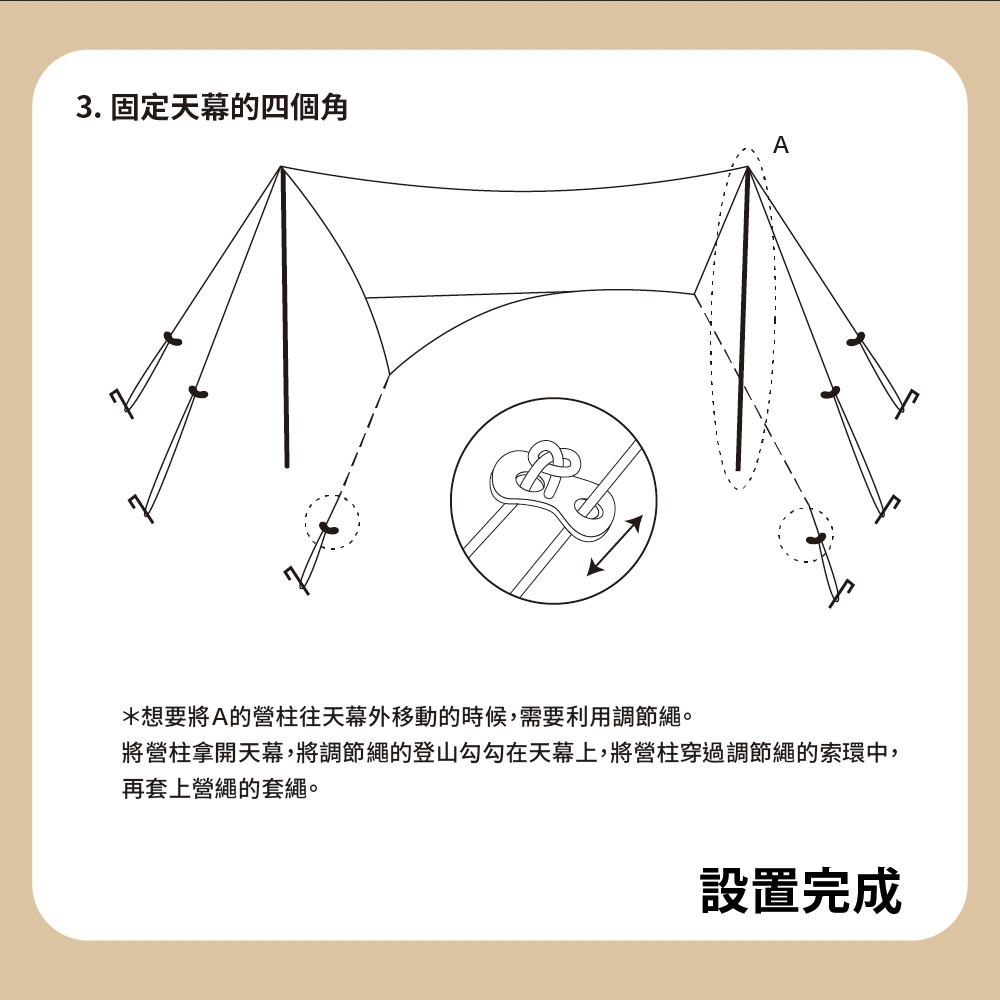 VISIONPEAKS TC小型六角天幕 六角形 天幕 單人 露營 | 蝦皮購物