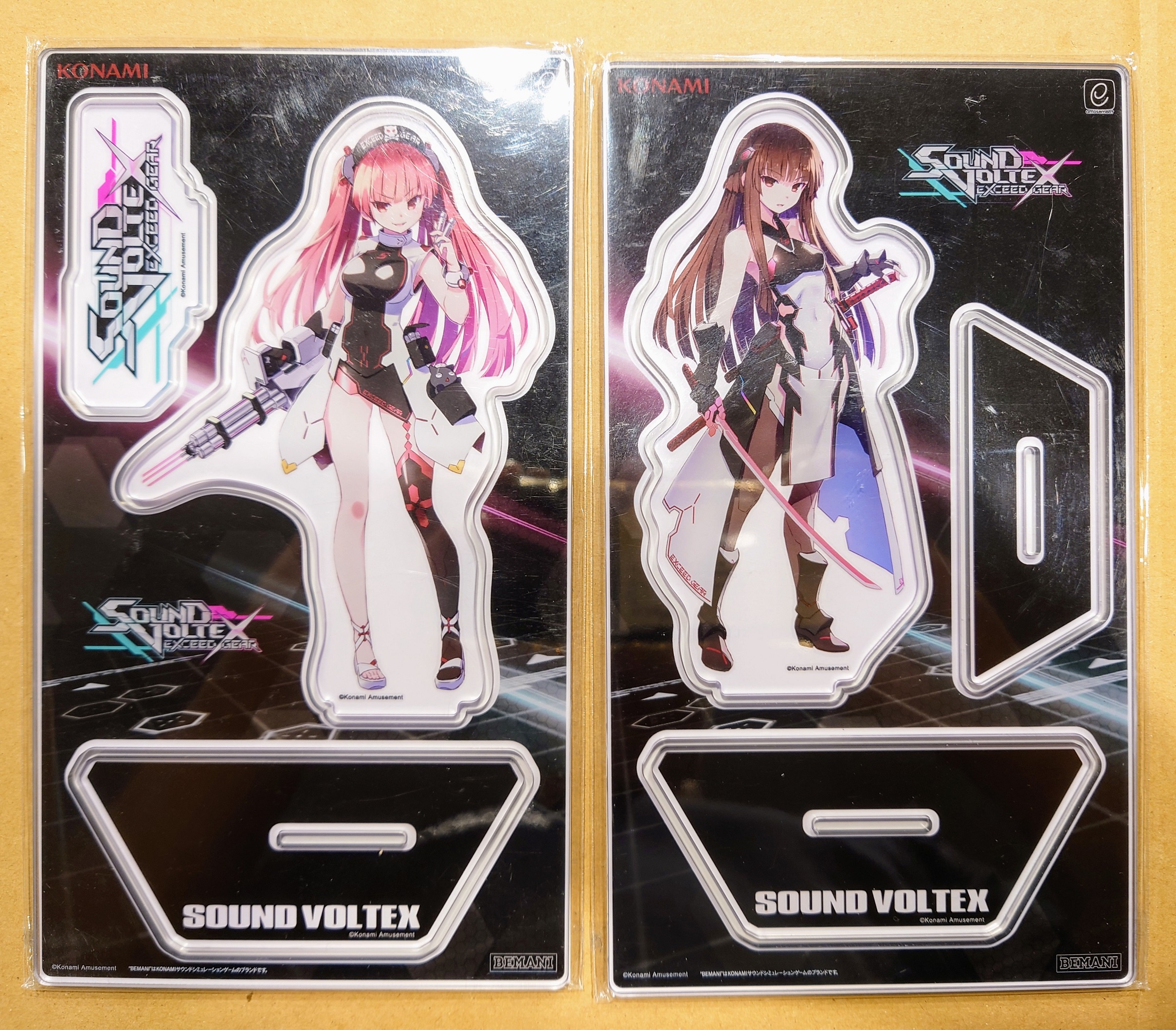 SDVX】日本限定紅刃戀刃立牌交換景品SOUND VOLTEX EXCEED GEAR