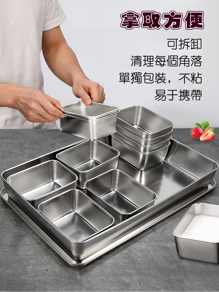 🔥台灣出貨🥄送勺子🔥日式不鏽鋼調味盒 調料盒 調味罐 調料罐 調味盒 調理盆 廚房調味罐 佐料盒 調味料罐 醬料盒醬料瓶 | 蝦皮購物