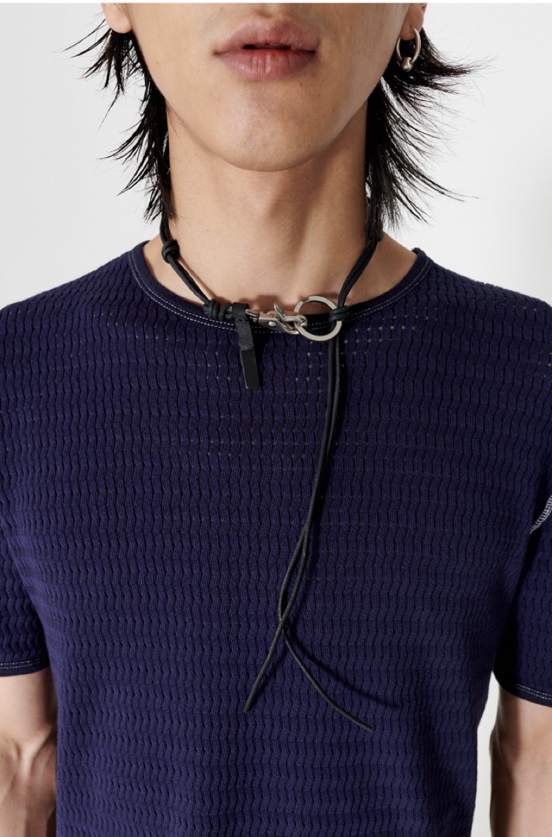OUR LEGACY LADON Black Leather氡皮革项链 Our Legacy - Ladon Black Leather