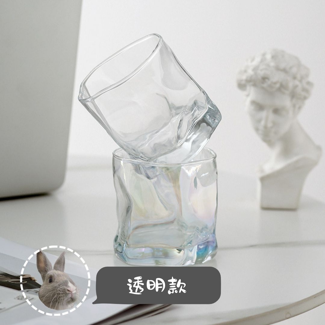 不規則玻璃杯 威士忌杯 玻璃杯 水杯 威士忌杯 異形小杯子 可愛玻璃杯 果汁杯 拍照咖啡廳杯子 豆田の居家生活 | 蝦皮購物