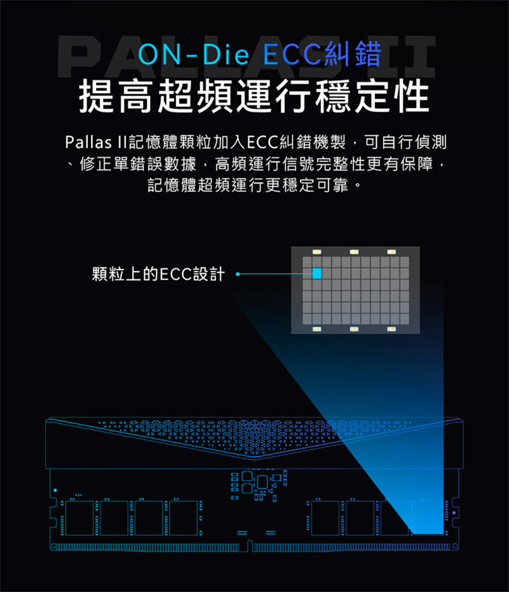 Acer Predator PallasII DDR5-6000 32GB(16G*2)(CL30) 超頻桌上型記憶