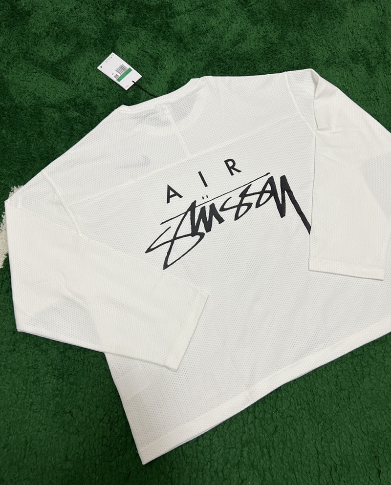 STÜSSY & NIKE DRI FIT MESH JERSEY 限量聯名針織上衣FW23 Logo 網眼球