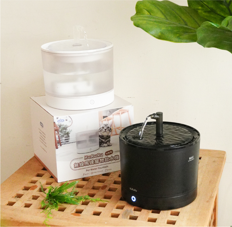 【防御工事】Hururu 咕嚕嚕 無線馬達寵物飲水機｜好清洗x低分貝 | 蝦皮購物