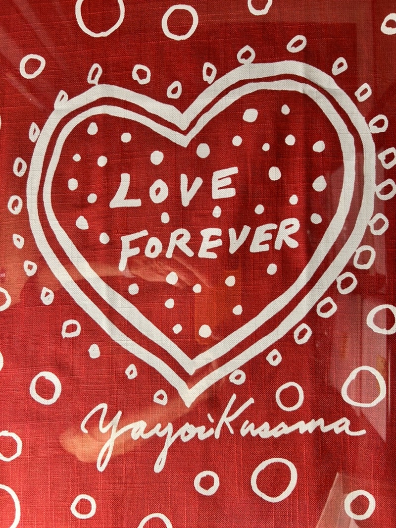 希少！！草間彌生 LOVE FOREVERハート型 小物入れ