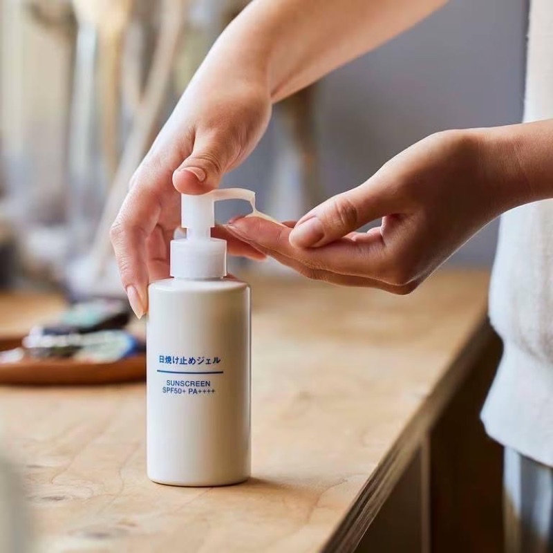 現貨 新包裝！ 日本製 無印良品 防曬乳 防曬凝膠 防曬乳霜 MUJI 150ml | 蝦皮購物