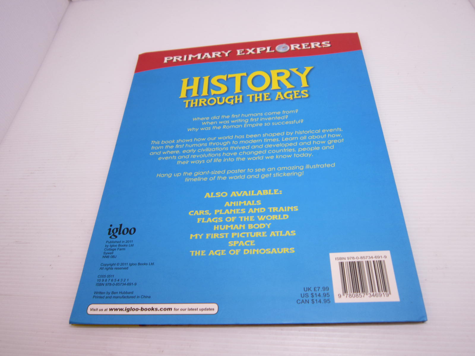 「二手書」Primary explorers History through the ages 英文讀本Igloo附貼紙 | 蝦皮購物