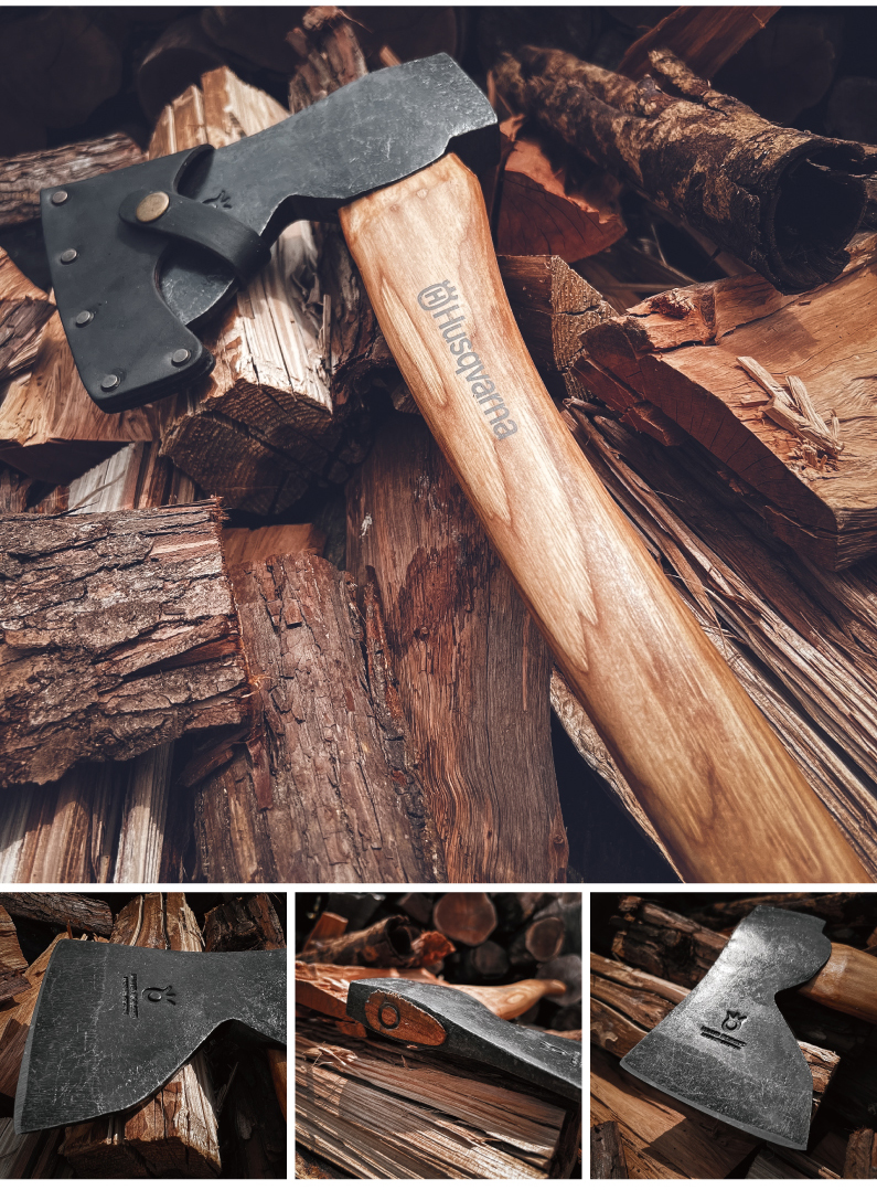 Husqvarna Carpenter’s Axe 瑞典手工鍛造木匠斧 露營 野營 劈材 砍樹 園藝 防身 防熊 斧頭 | 蝦皮購物