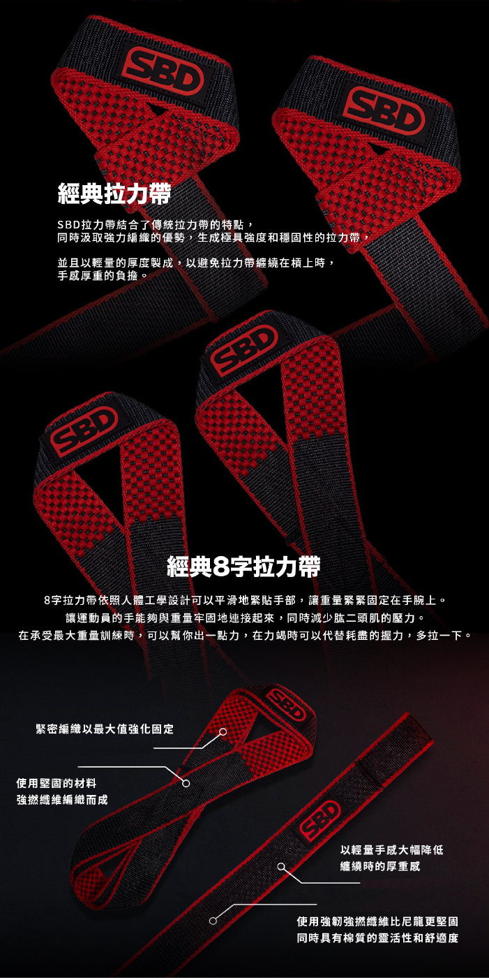 SBD 台灣總代理｜經典8字拉力帶| 蝦皮購物