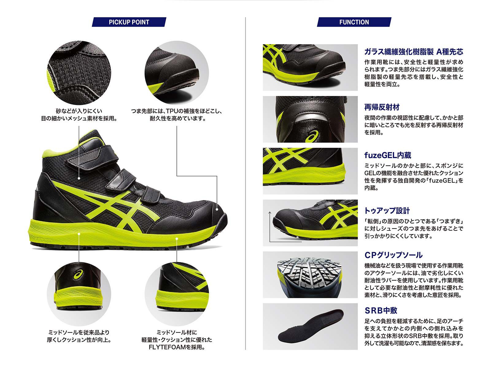 勞工日本亞瑟士ASICS 安全鞋CP216 白輕量化工作鞋防護鞋防滑耐油