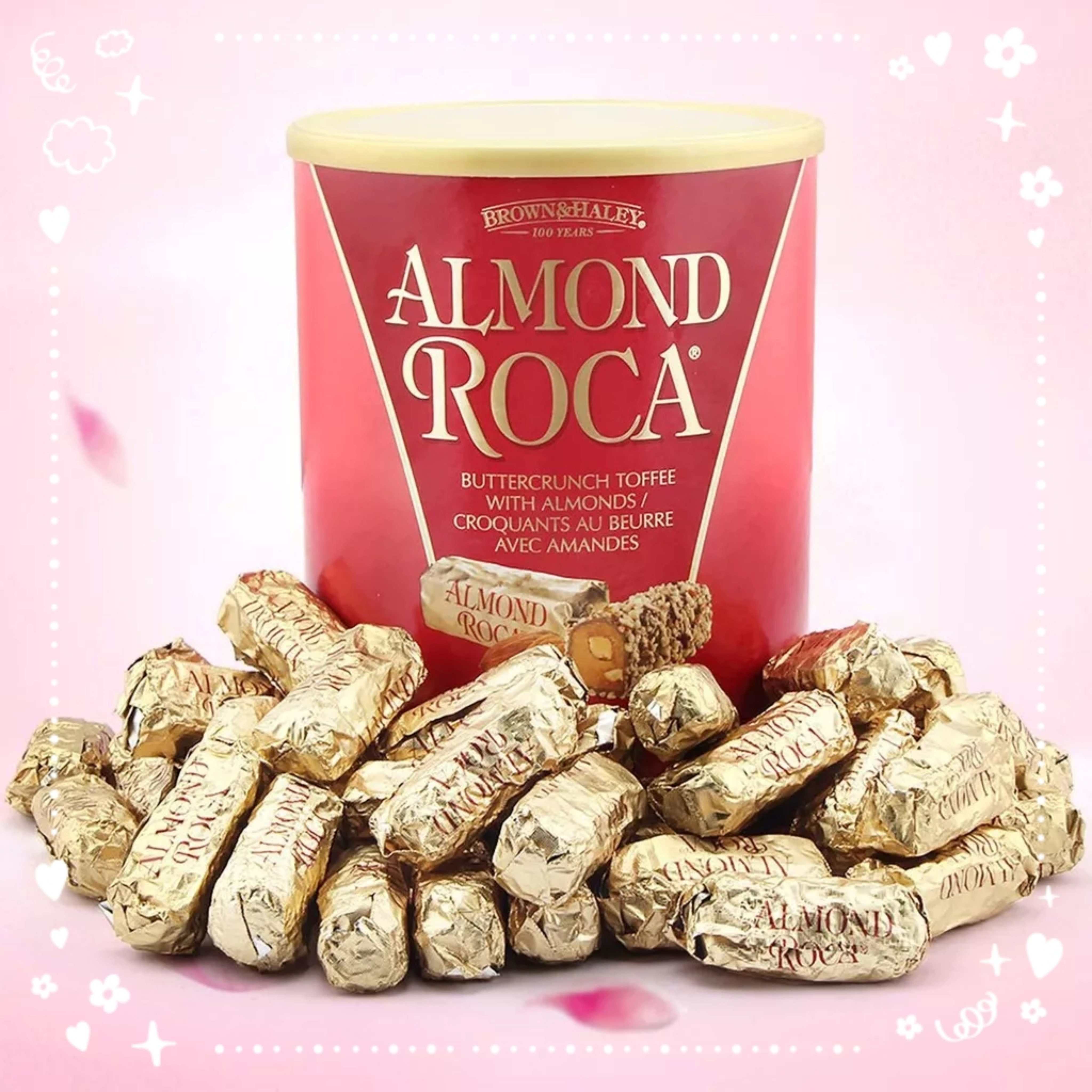 【新鮮現貨抵台】全新@美國原裝ALMOND ROCA樂家杏仁糖-經典原味822公克-圓罐禮盒(2027/03/09) | 蝦皮購物