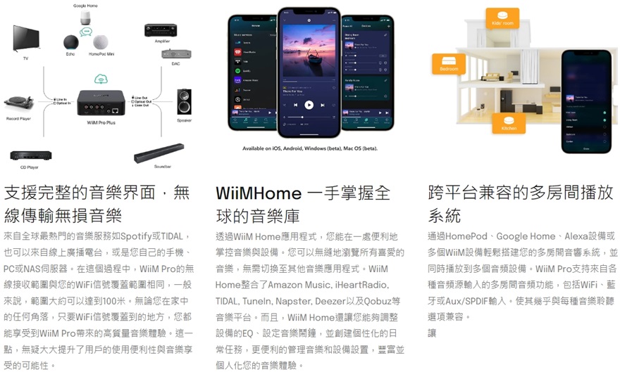 【Wiim】Amp 智能串流擴大機 可搭配 pro plus 無線串流播放機組合